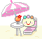 Early internet GIF used as a section marker. The GIF depicts a smiley face on the beach.