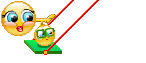 Early internet GIF used as a section marker. The GIF depicts a big smiley swinging a small child smiley.