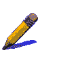 Early internet GIF used as a section marker. The GIF depicts a 3-D pencil drawing a smiley.