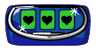 Early internet GIF used as a section marker. The GIF depicts a slot machine landing on three-in-a-row hearts.